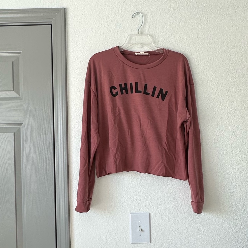 Chillin Long Sleeve Graphic Tee - XL